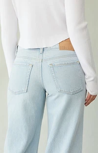 Pacsun Casey Low Rise Baggy Jeans Light Indigo Wash