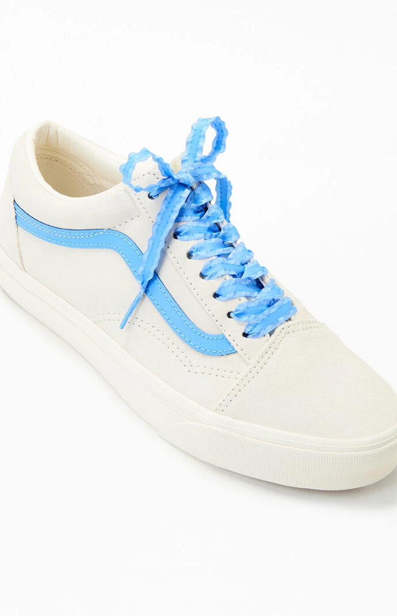 Vans Kids Blue & White Old Skool Shoes