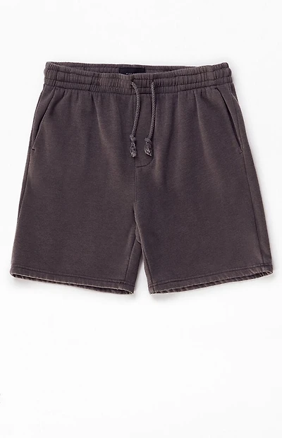 Pacsun Charcoal Fleece Volley Shorts