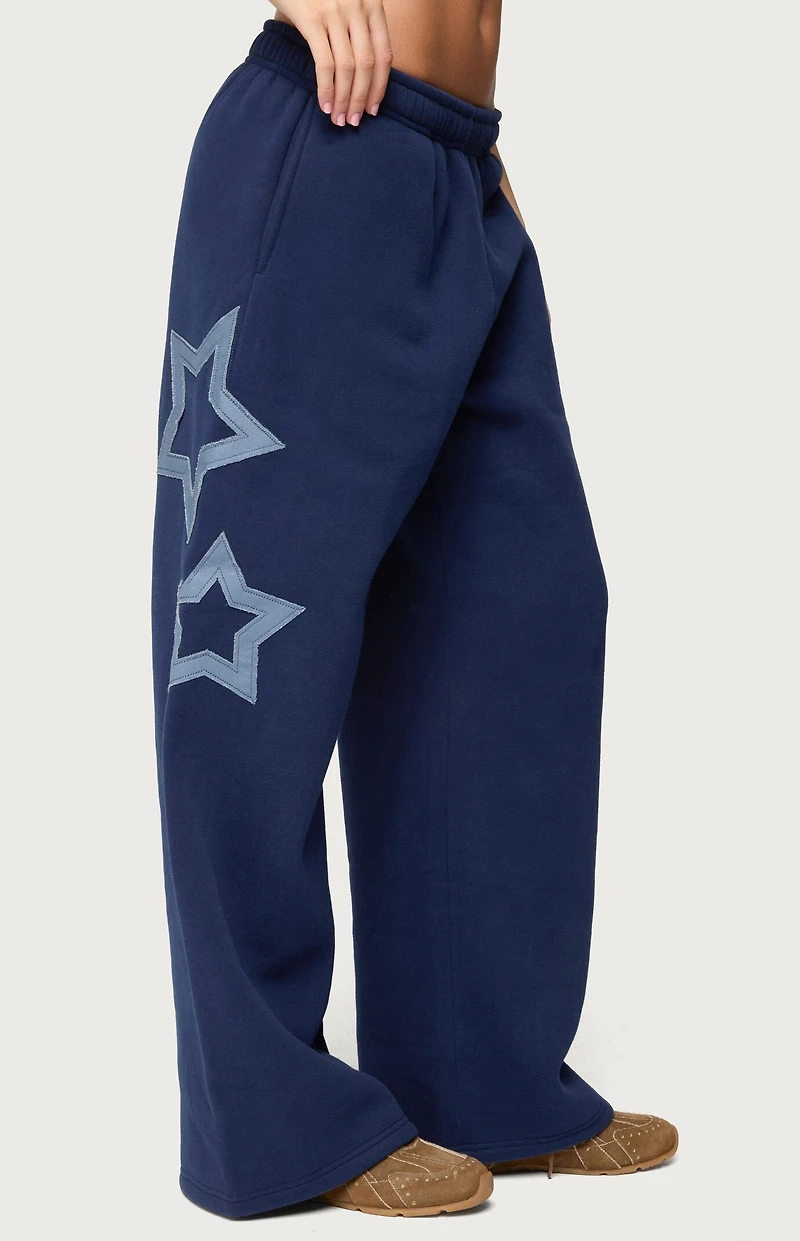 Edikted Starly Straight Leg Sweatpants