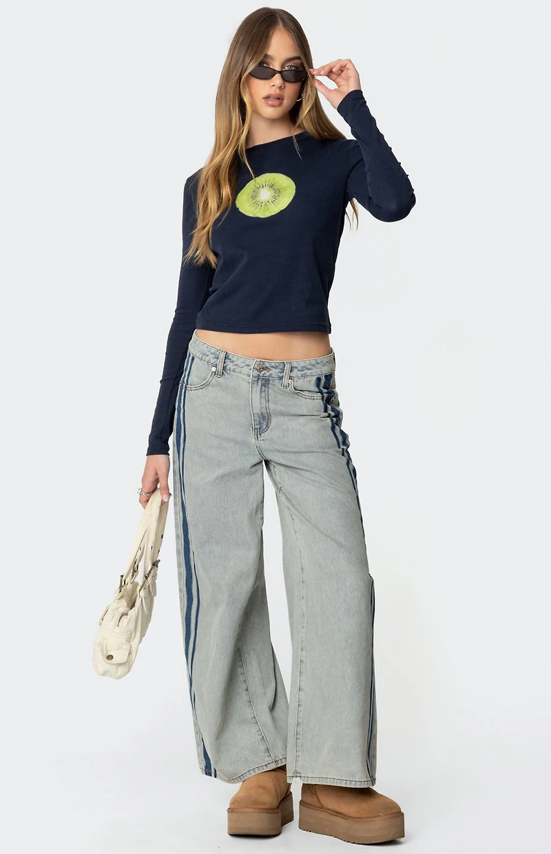 Edikted Kiwi Long Sleeve Top