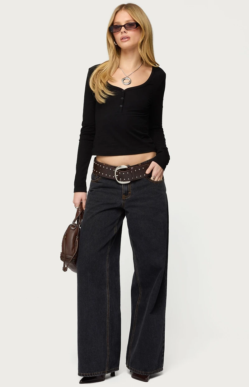 Edikted Leah Henley Top