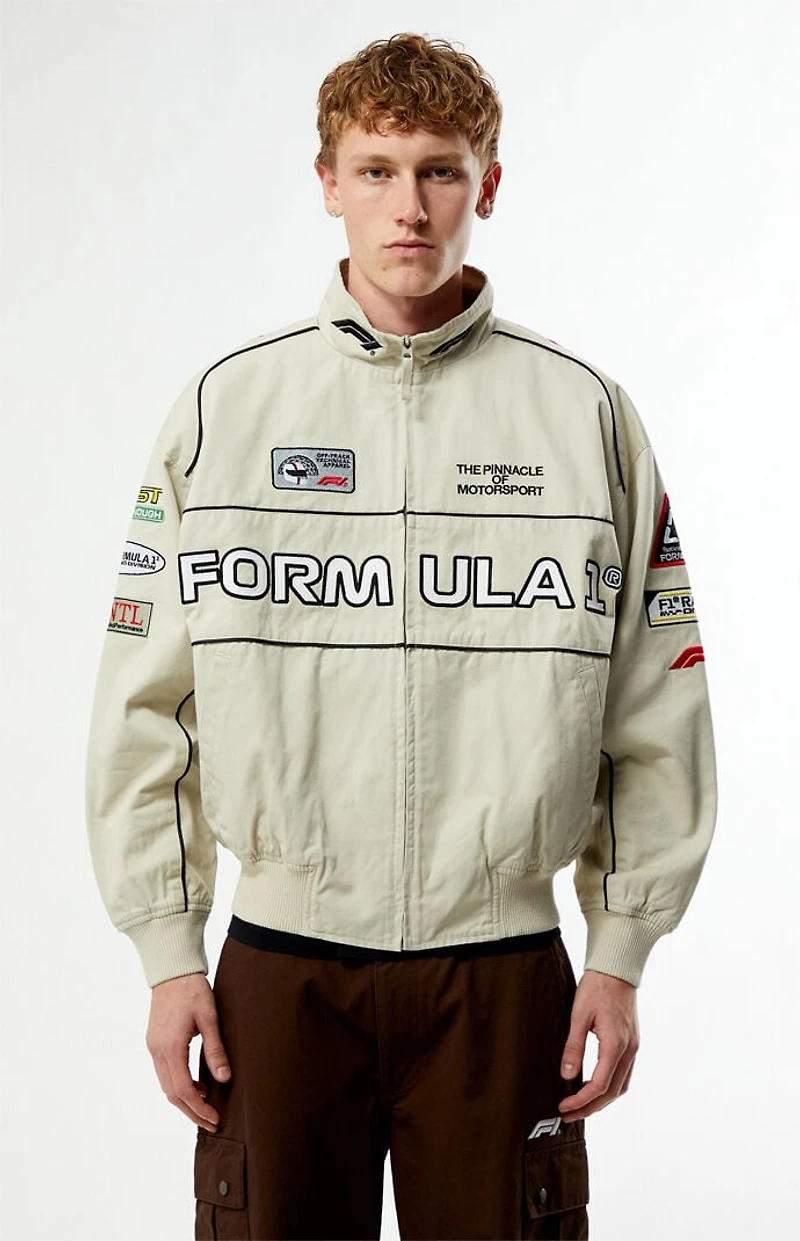 Formula 1 x Pacsun Las Vegas Beige Pole Position Jacket
