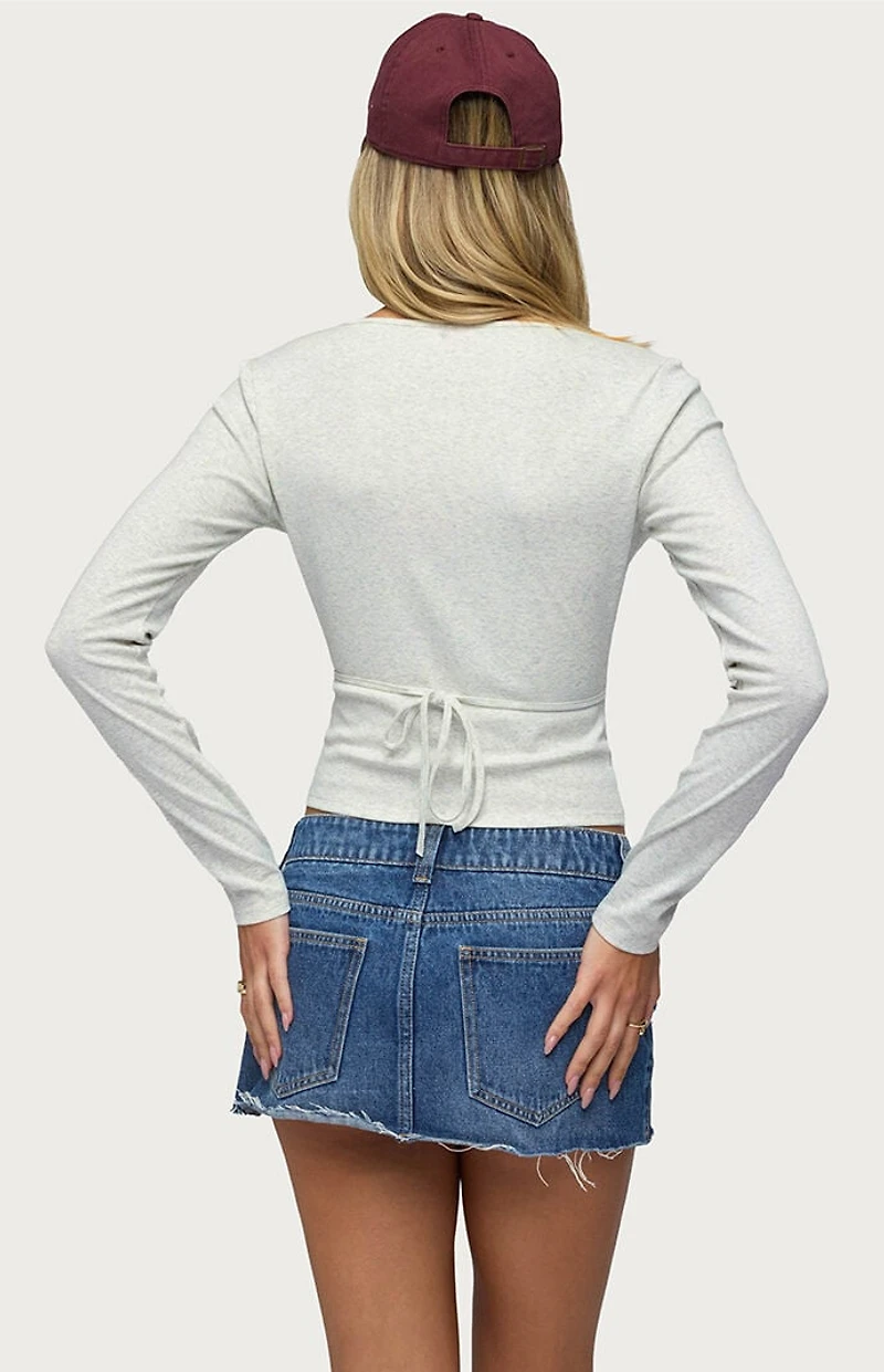 Edikted Fonteyn Wrap Top
