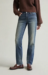 Pacsun Slim Jeans Stretch Tint Dark Blue