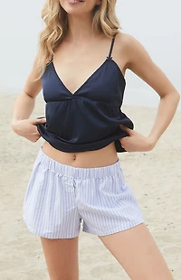 John Galt Blue & Light Blue Keira Boxer Shorts