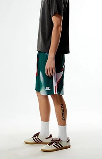 Umbro x PacSun Green Taty Mesh Shorts