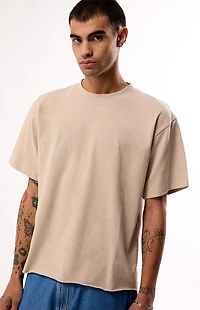 Pacsun Tan Premium Cropped T-Shirt