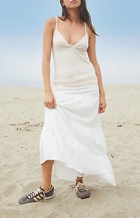 John Galt Light Pink Amara Tank Top