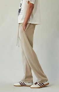 Pacsun Tan Straight Leg Sweatpants