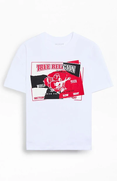 True Religion Torn Logo T-Shirt