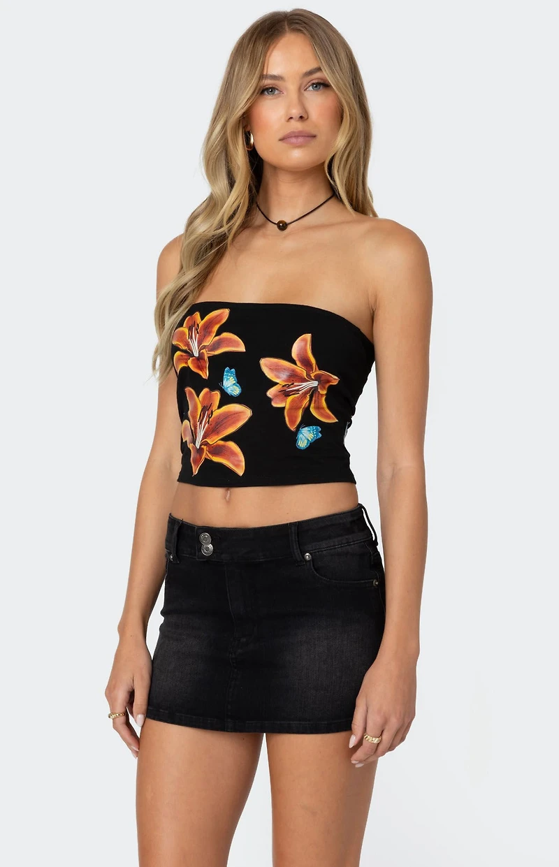 Edikted Tigerlily Tube Top
