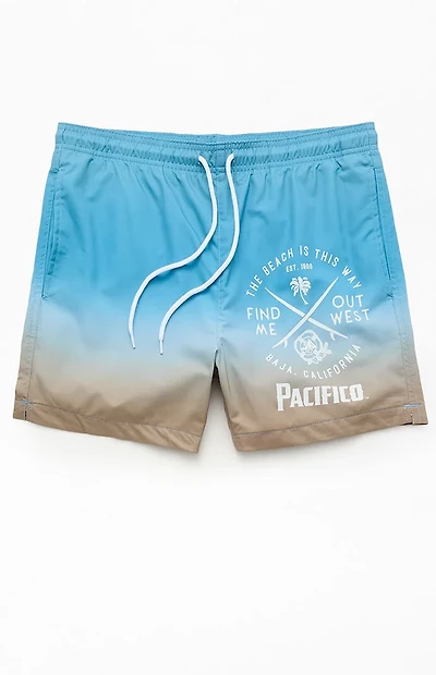 Ombre Pacifico 4" Swim Trunks