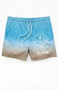 Ombre Pacifico 4" Swim Trunks