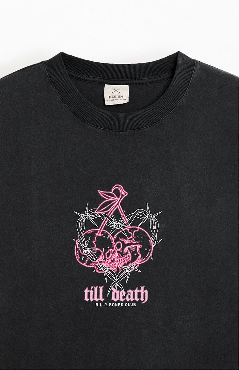 Billy Bones Club Till Death Cherry Skull T-Shirt