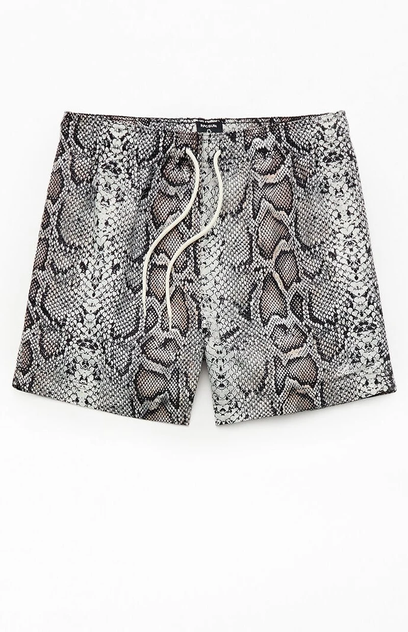 Pacsun Python 4.5" Swim Trunks