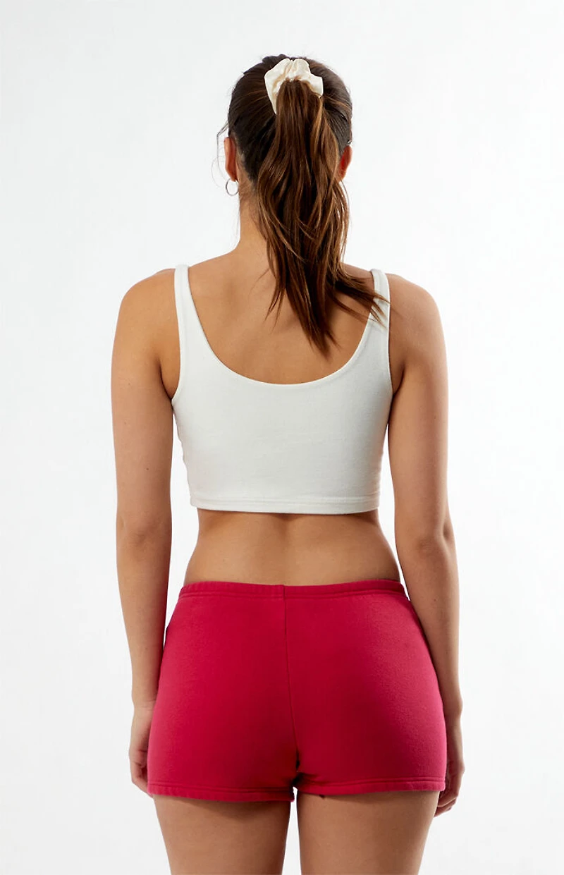 Your Favorite Chainstitched Floral Slim Sweat Shorts