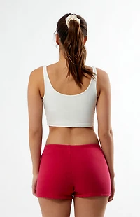 Your Favorite Chainstitched Floral Slim Sweat Shorts