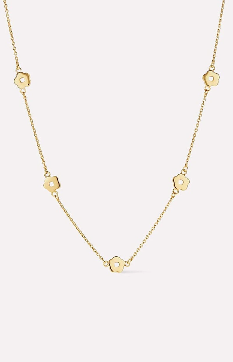 Ana Luisa Rowena Flower Station Necklace