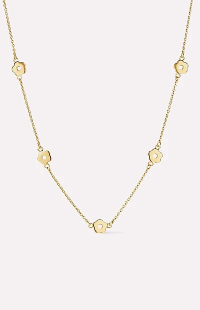 Ana Luisa Rowena Flower Station Necklace