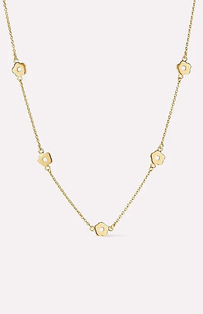 Ana Luisa Rowena Flower Station Necklace