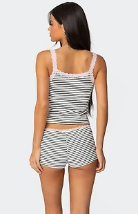 Edikted Sofi Striped Ribbed Tank Top