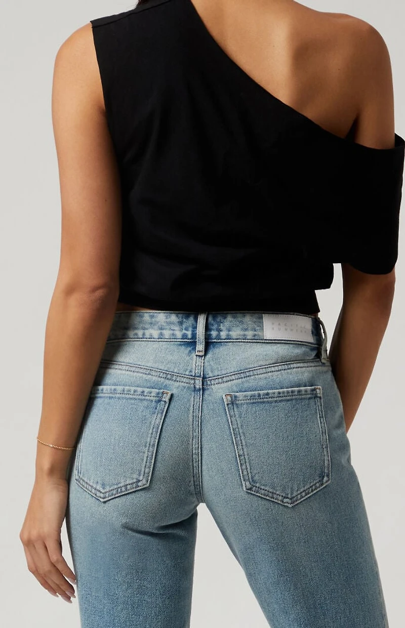 Pacsun Jade Low Rise Bootcut Jeans Light Indigo