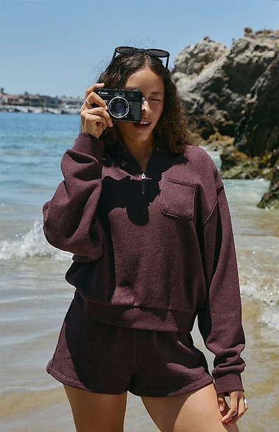 ANNAXPACSUN Westside Quarter Zip Sweatshirt
