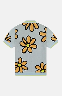 WeSC Sky Daisy Short Sleeve Polo Cardigan