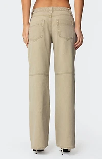 Edikted Morgan Low Rise Carpenter Jeans