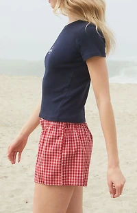 John Galt Emma Saint Moritz Embroidered T-Shirt