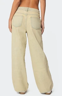 Edikted Low Rise Vintage Washed Boyfriend Jeans