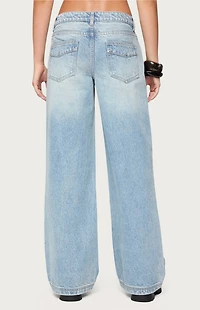 Edikted Dema Western Low Rise Jeans