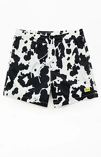 Duvin Design Cow 4.5" Swim Trunks