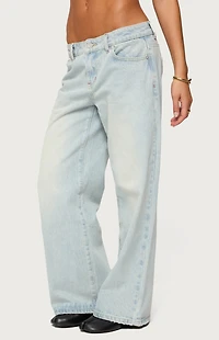 Edikted Petite Ace Relaxed Jeans