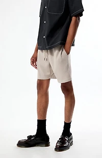 Pacsun Heather Gray Waffle Knit Shorts