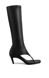 AZALEA WANG Women's Black Cecile Stiletto Heels