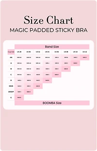 BOOMBA Magic Padded Sticky Bra