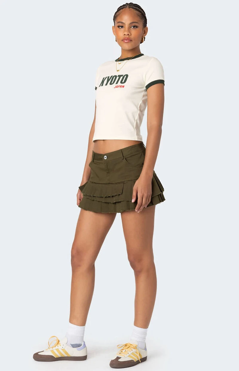 Edikted Kyoto Contrast T-Shirt