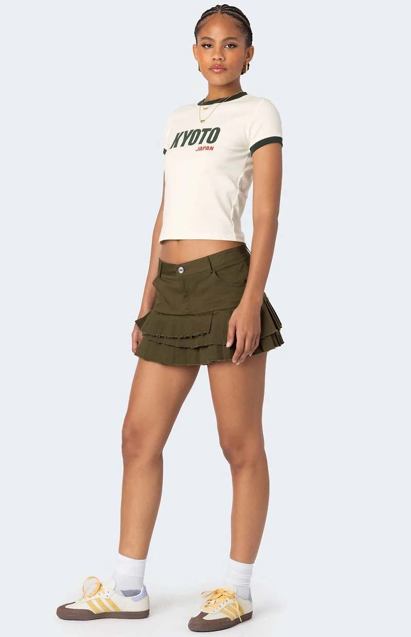 Edikted Kyoto Contrast T-Shirt