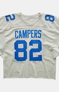 PS VINTAGE '80s Campers Jersey V-neck Graphic Top