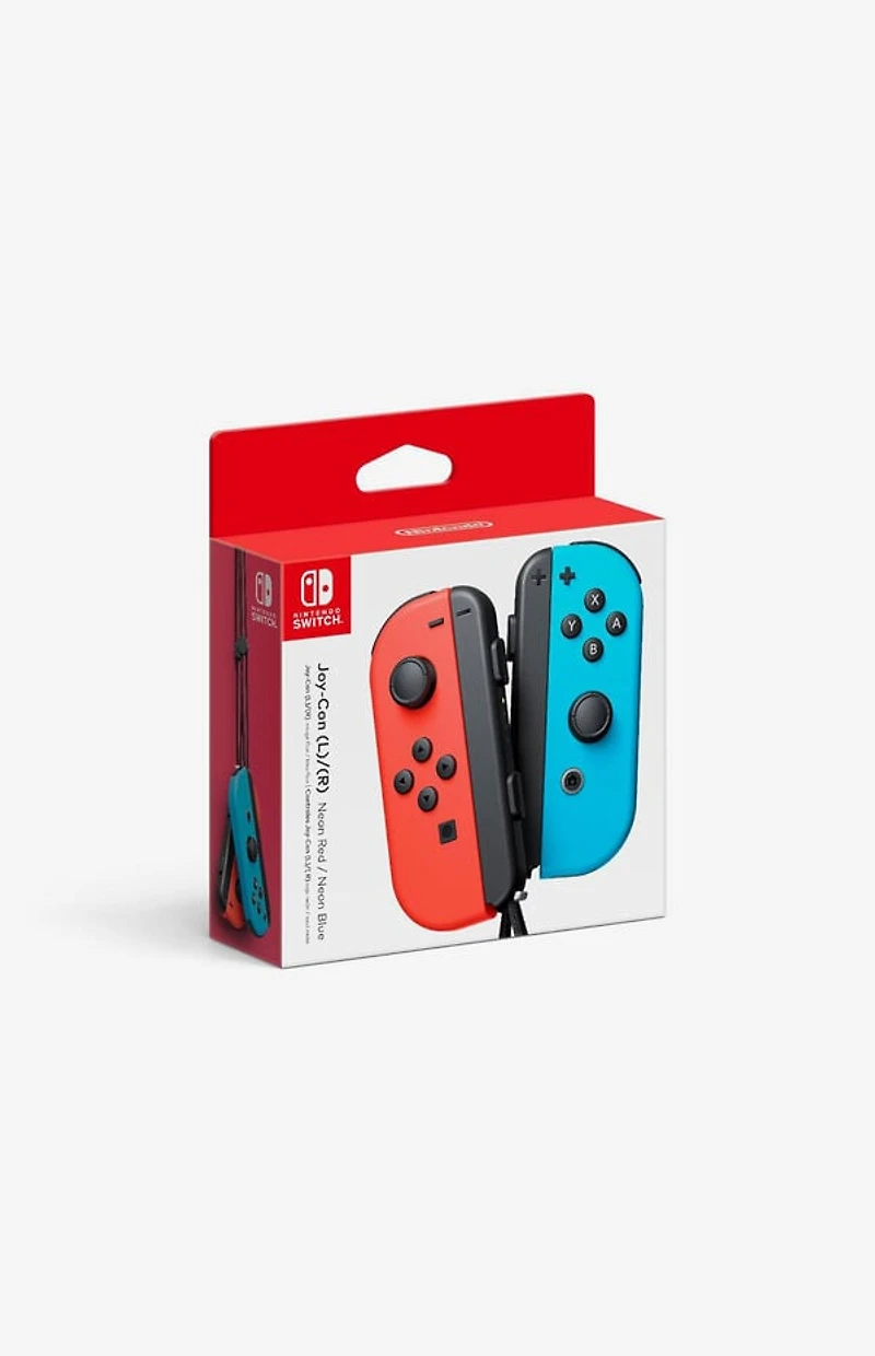 Joy-Con Neon Red & Neon Blue Nintendo Switch Controllers