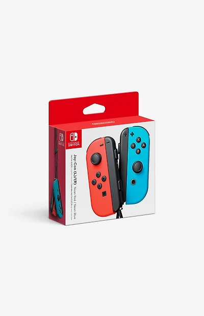 Joy-Con Neon Red & Neon Blue Nintendo Switch Controllers