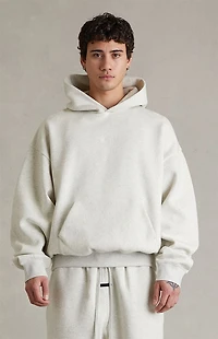 Fear of God ESSENTIALS Oatmeal Heather Signature Classic Hoodie