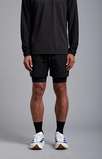 A.R.C. Active Black Running Shorts