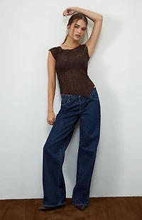 Beverly and Beck Beth Open Lace Top