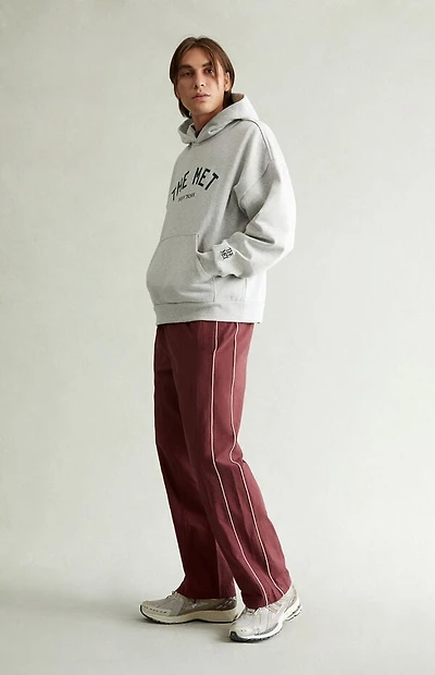 Pacsun Maroon Baggy Track Pants
