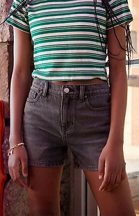 Pacsun Kids Black Denim Shorts
