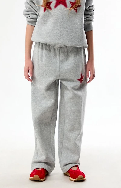 Pacsun Kids Star Applique Baggy Sweatpants
