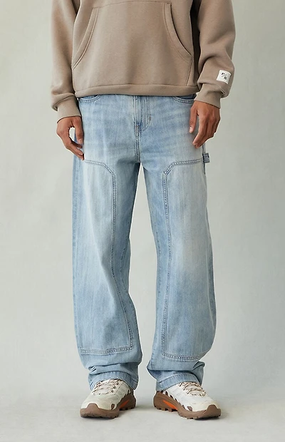 Pacsun Dylan Baggy Jeans Carpenter Light Blue